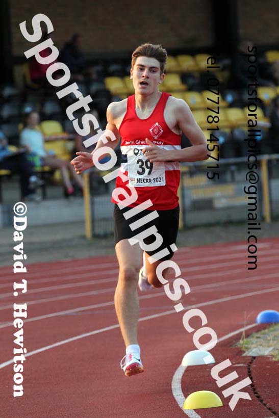 1500 metres, 2021 North East Grand Prix 5, Monkton, Wednesday, July 21st. Photo: David T. Hewitson/Sports for All Pics
